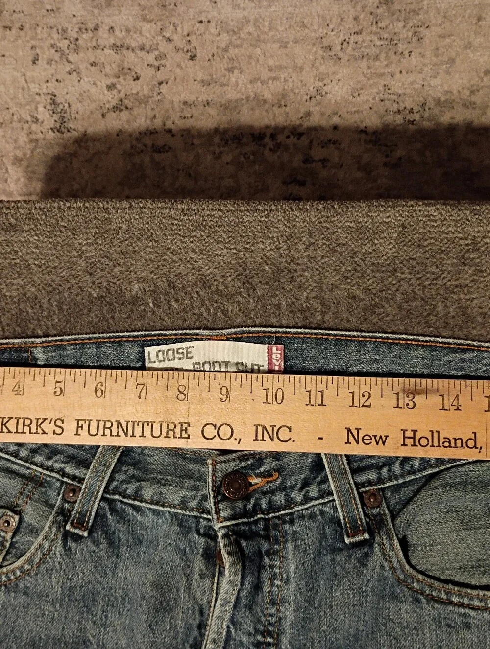Levi's Men's 567 Loose Bootcut Jeans Size 34x32 With Button Fly
